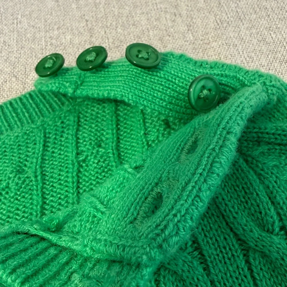 Talbots Green Cable Knit Sweater SZ Small. - Picture 11 of 13